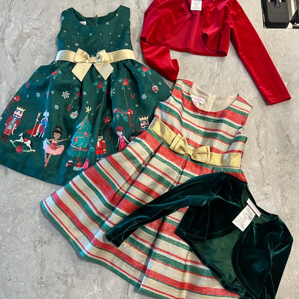 2 - Bonnie Jean Christmas Dresses 3T